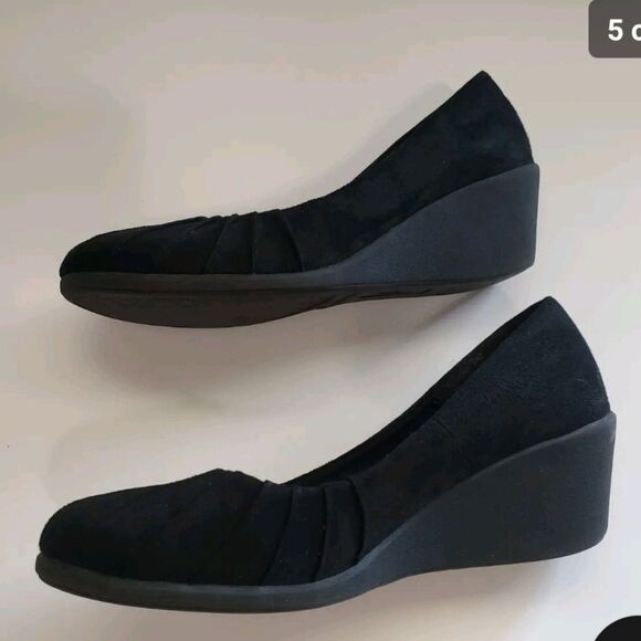 DEXFLEX COMFORT WOMEN"S WEDGE STYLE SUEDE SHOES - Picture 9 of 15